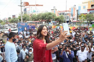 Actress Nivetha Pethuraj and YouTube personality Gangavva launch Gismat Restaurant at A.S.Rao Nagar