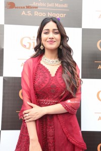 Actress Nivetha Pethuraj and YouTube personality Gangavva launch Gismat Restaurant at A.S.Rao Nagar