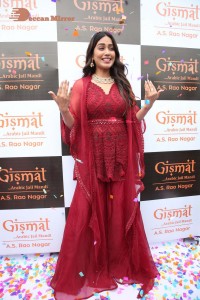 Actress Nivetha Pethuraj and YouTube personality Gangavva launch Gismat Restaurant at A.S.Rao Nagar