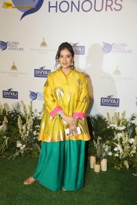 Global Peace Honours 2025 attended by Mukesh and Nita Ambani, Rakul Preet Singh, Ranveer Singh, Isha Koppikar, and others