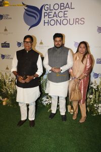 Global Peace Honours 2025 attended by Mukesh and Nita Ambani, Rakul Preet Singh, Ranveer Singh, Isha Koppikar, and others