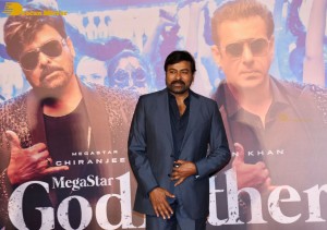 Godfather Hindi Trailer Launch attended by Salman Khan and Chiranjeevi