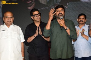 Godfather movie success meet attended by Chiranjeevi, Warina Hussain and Divi Vadthya