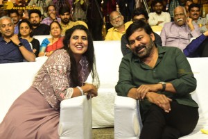 Godfather movie success meet attended by Chiranjeevi, Warina Hussain and Divi Vadthya