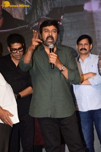 Godfather movie success meet attended by Chiranjeevi, Warina Hussain and Divi Vadthya