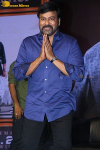 The press meet of the movie Godfather - attended by Megastar Chiranjeevi