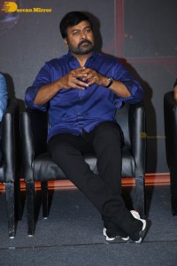 The press meet of the movie Godfather - attended by Megastar Chiranjeevi