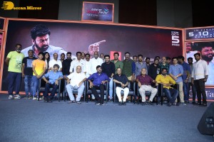 The press meet of the movie Godfather - attended by Megastar Chiranjeevi