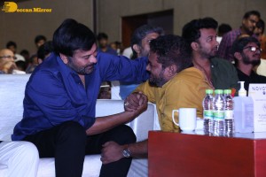 The press meet of the movie Godfather - attended by Megastar Chiranjeevi