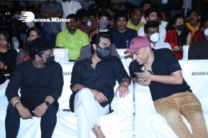 Keerthy Suresh and Ram Charan Teja at the movie ‘Good Luck Sakhi’ Pre-Release