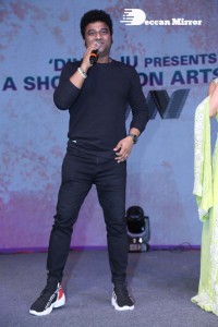 Keerthy Suresh and Ram Charan Teja at the movie ‘Good Luck Sakhi’ Pre-Release