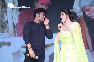 Keerthy Suresh and Ram Charan Teja at the movie ‘Good Luck Sakhi’ Pre-Release