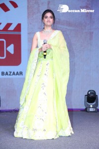 Keerthy Suresh and Ram Charan Teja at the movie ‘Good Luck Sakhi’ Pre-Release