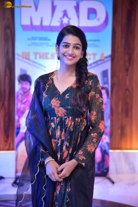 actress Gopika Udayan sweet looks in black floral salwar