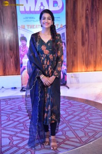actress Gopika Udayan sweet looks in black floral salwar