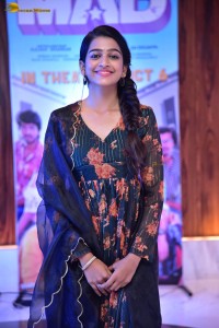 actress Gopika Udayan sweet looks in black floral salwar