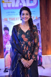 actress Gopika Udayan sweet looks in black floral salwar