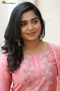 actress gouri g kishan in a pink salwar kameez