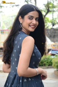 telugu actress gouri priya reddy in a blue summer dress