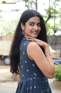 telugu actress gouri priya reddy in a blue summer dress