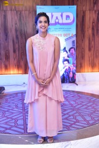 actress Gouri Priya in a sleeveless salwar dress