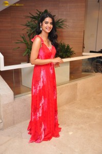 actress Gouri Priya super cute in a red dress