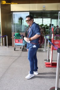 Hero No. 1 Actor Govinda seen at Mumbai Airport