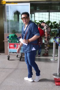 Hero No. 1 Actor Govinda seen at Mumbai Airport