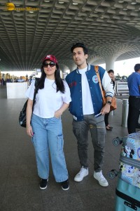 Bollywood Star Govinda’s children Tina Ahuja and Yashvardhan Ahuja spotted in Mumbai