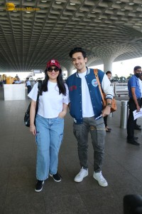 Bollywood Star Govinda’s children Tina Ahuja and Yashvardhan Ahuja spotted in Mumbai