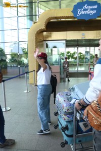 Bollywood Star Govinda’s children Tina Ahuja and Yashvardhan Ahuja spotted in Mumbai