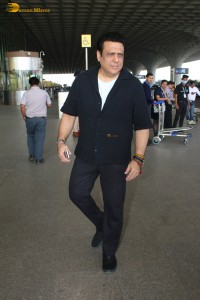 Bollywood comedy superstar Govinda spotted at Mumbai airport on March 21, 2024