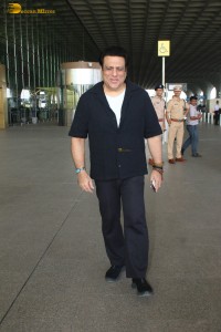 Bollywood comedy superstar Govinda spotted at Mumbai airport on March 21, 2024