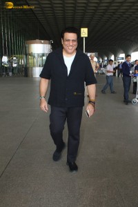 Bollywood comedy superstar Govinda spotted at Mumbai airport on March 21, 2024