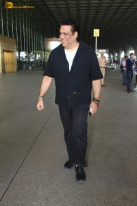 Bollywood comedy superstar Govinda spotted at Mumbai airport on March 21, 2024