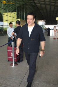 Bollywood comedy superstar Govinda spotted at Mumbai airport on March 21, 2024