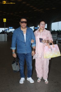Govinda and his wife Sunita Ahuja were spotted at Mumbai Airport on Sep 7, 2023