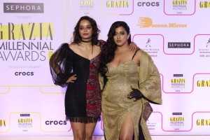 Janhvi-Kapoor-Harnaaz-Sandhu-and-Kiara-Advani and others attend the Grazia Millennial Awards 2022