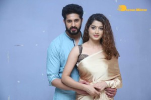 Telugu Movie Grey Press Meet attended by cast Ali Reza, Aravind Krishna, and Urvashi Rai