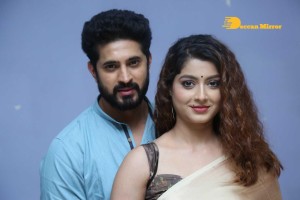 Telugu Movie Grey Press Meet attended by cast Ali Reza, Aravind Krishna, and Urvashi Rai
