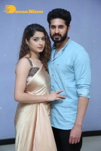 Telugu Movie Grey Press Meet attended by cast Ali Reza, Aravind Krishna, and Urvashi Rai