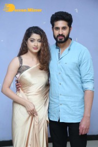 Telugu Movie Grey Press Meet attended by cast Ali Reza, Aravind Krishna, and Urvashi Rai