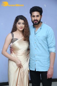 Telugu Movie Grey Press Meet attended by cast Ali Reza, Aravind Krishna, and Urvashi Rai