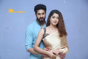 Telugu Movie Grey Press Meet attended by cast Ali Reza, Aravind Krishna, and Urvashi Rai