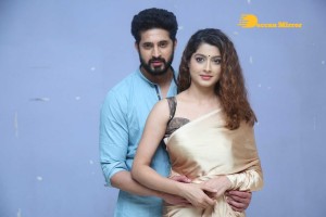 Telugu Movie Grey Press Meet attended by cast Ali Reza, Aravind Krishna, and Urvashi Rai