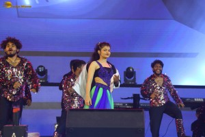 Guntur Kaaram Pre-Release Function attended by Mahesh Babu, Sreeleela, Meenakshi Chaudhary, Trivikram Srinivas, Thaman, Dil Raju, and others