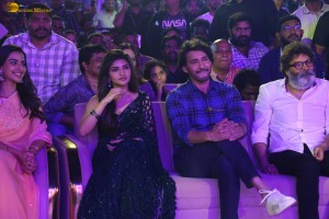 Guntur Kaaram Pre-Release Function attended by Mahesh Babu, Sreeleela, Meenakshi Chaudhary, Trivikram Srinivas, Thaman, Dil Raju, and others