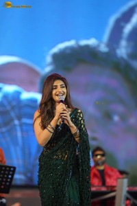 Guntur Kaaram Pre-Release Function attended by Mahesh Babu, Sreeleela, Meenakshi Chaudhary, Trivikram Srinivas, Thaman, Dil Raju, and others