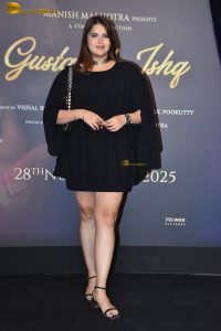 Gustaakh Ishq Screening attended by Vijay Varma, Fatim Sana Shaikh, Kajol, Disha Patani, Shriya, Mouni Roy, Rekha, and others