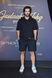 Gustaakh Ishq Screening attended by Vijay Varma, Fatim Sana Shaikh, Kajol, Disha Patani, Shriya, Mouni Roy, Rekha, and others